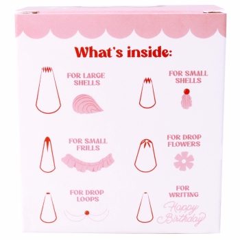 Preview: Vintage Cake Piping Set of 6